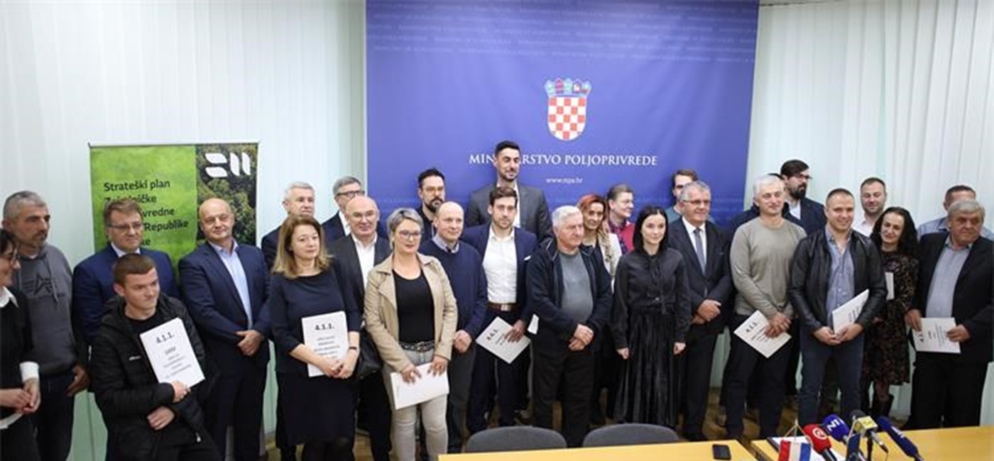 Dodijeljeno 38 ugovora iz programa ruralnog razvoja, ukupne vrijednosti 7,59 milijuna eura